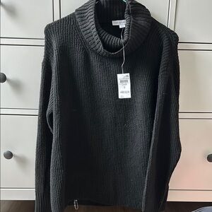 Black Turtleneck Sweater